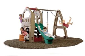 Naturally Playful® Playhouse Climber & Swing Extension™